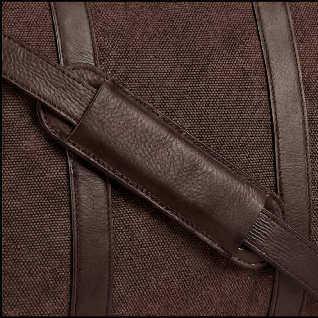 Duffle Bag Canvas - Coco Brown