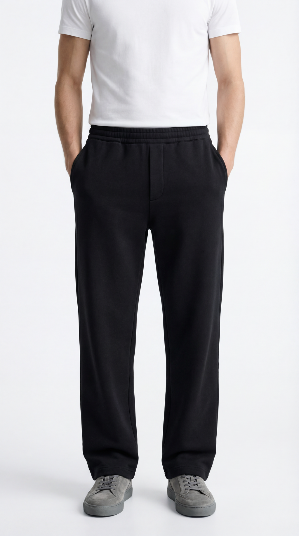 Joggers Straight - Cotton Black