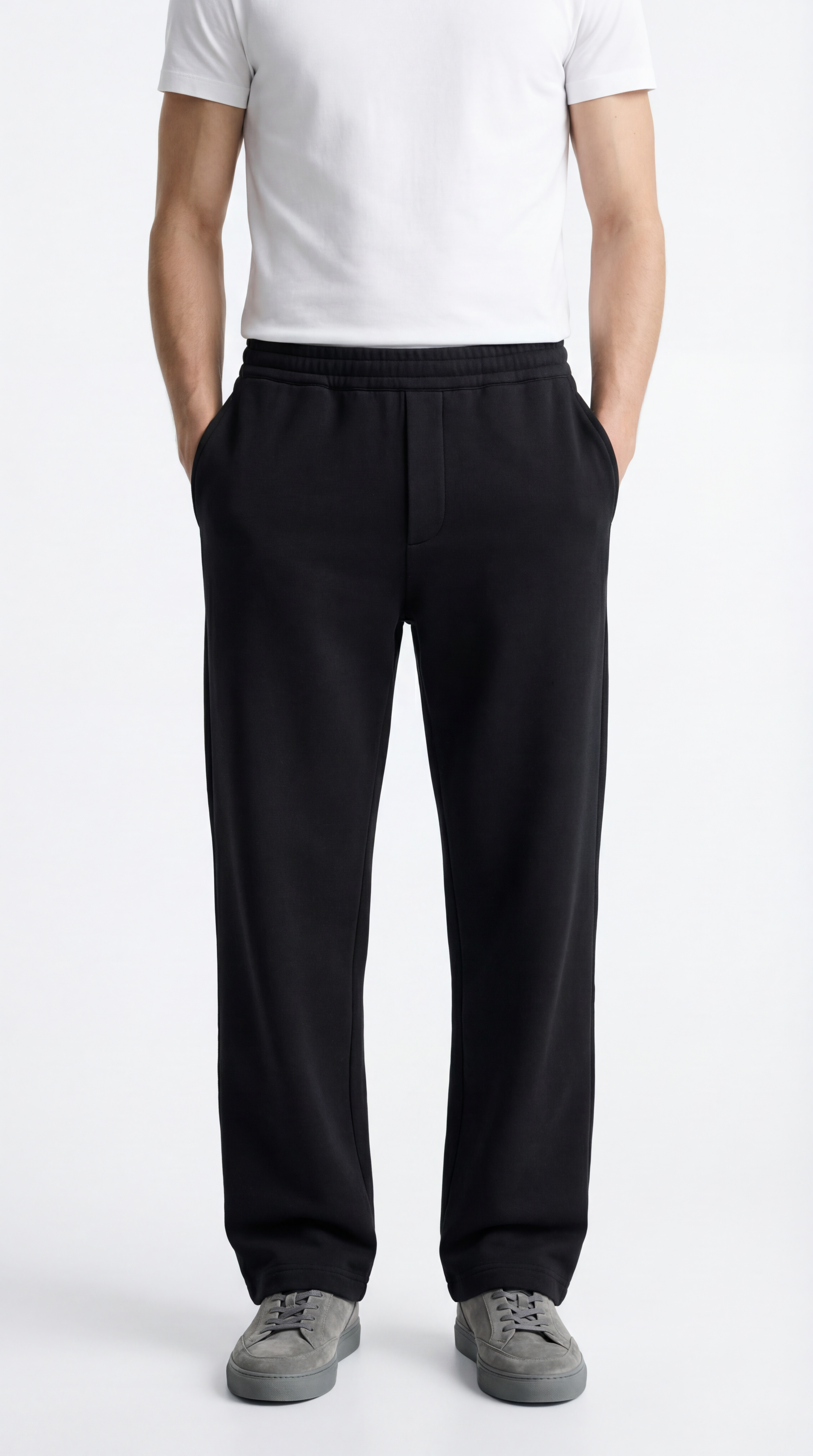 Joggers Straight - Cotton Black
