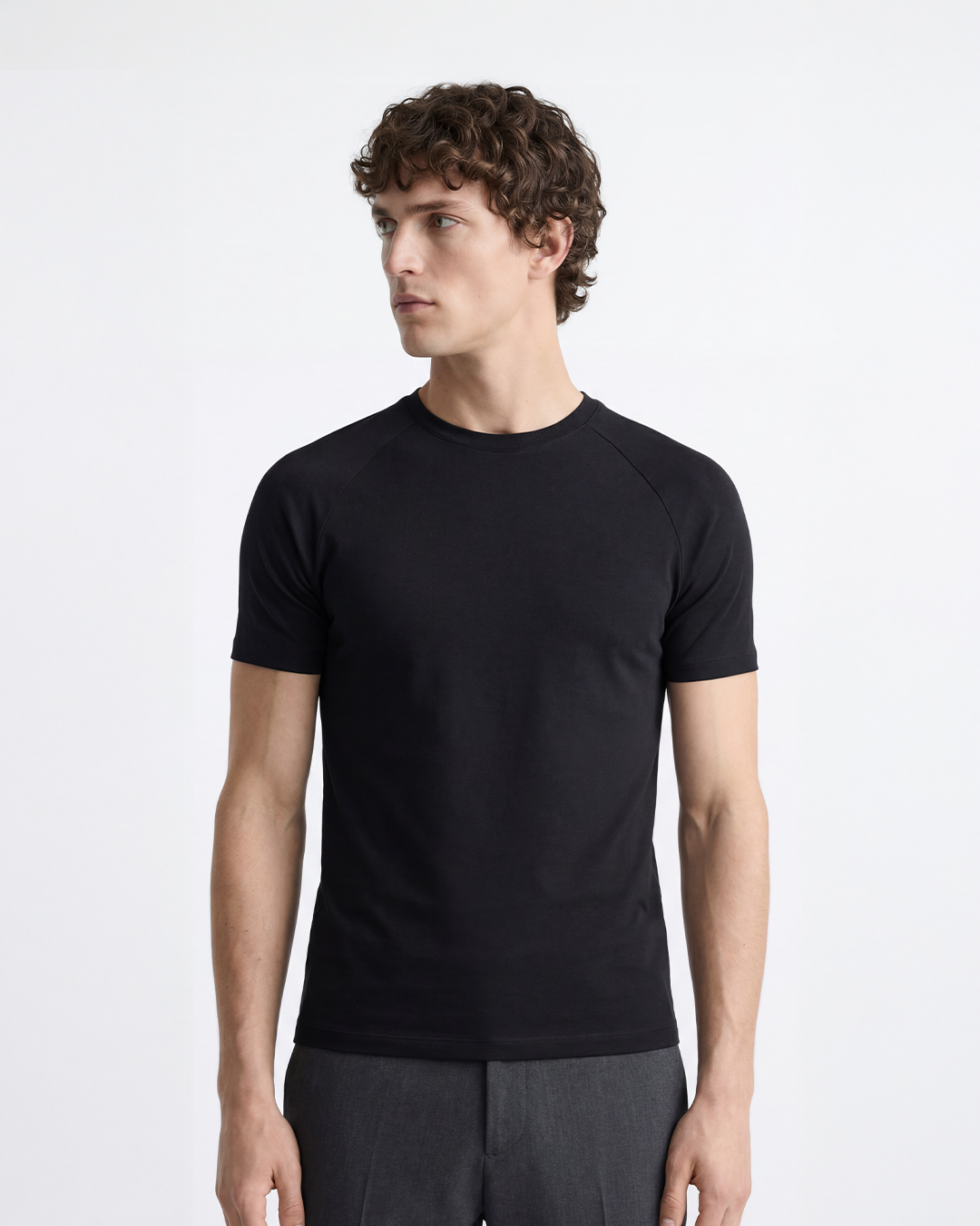 Fitted Tee - Heavy Cotton Black