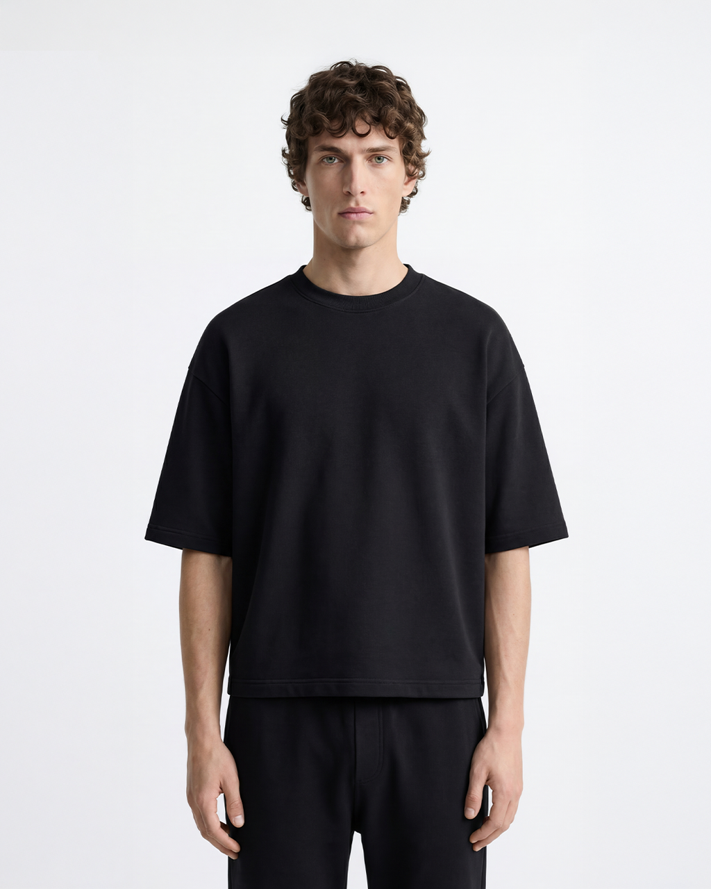 Oversized Tee - Heavyweight cotton Black