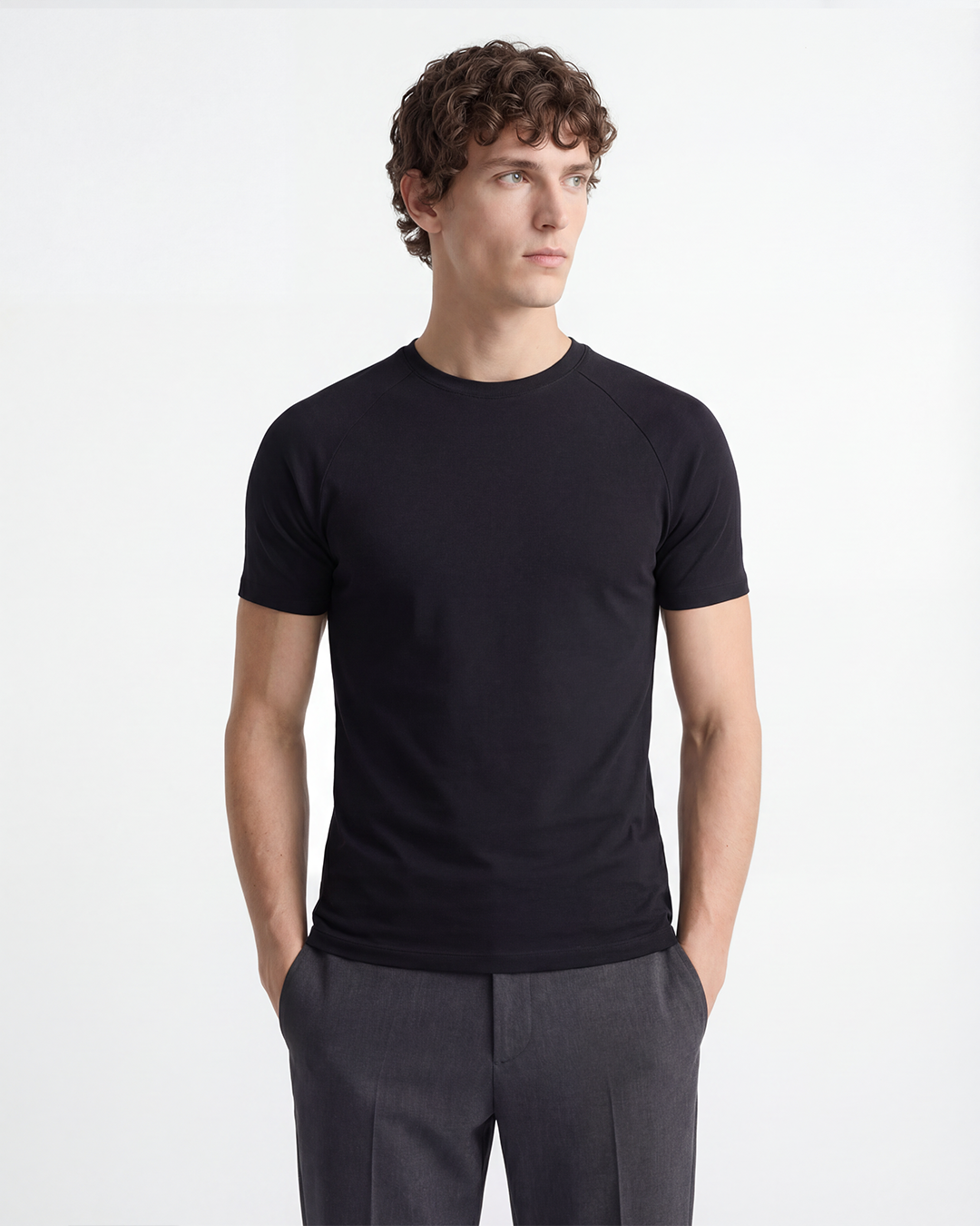 Fitted Tee - Heavy Cotton Black