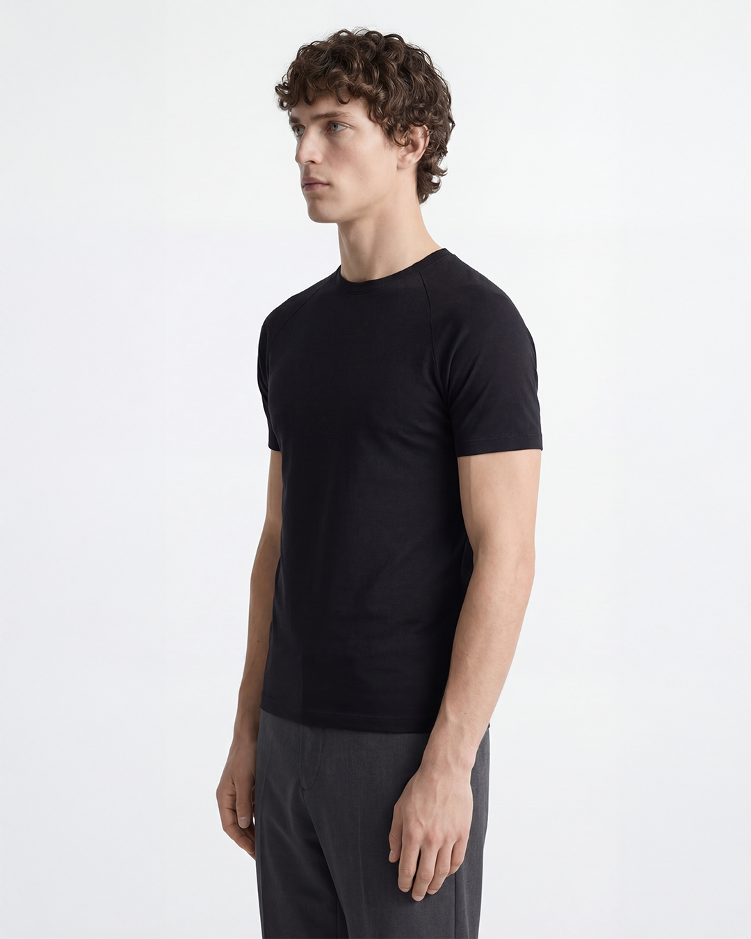 Fitted Tee - Heavy Cotton Black