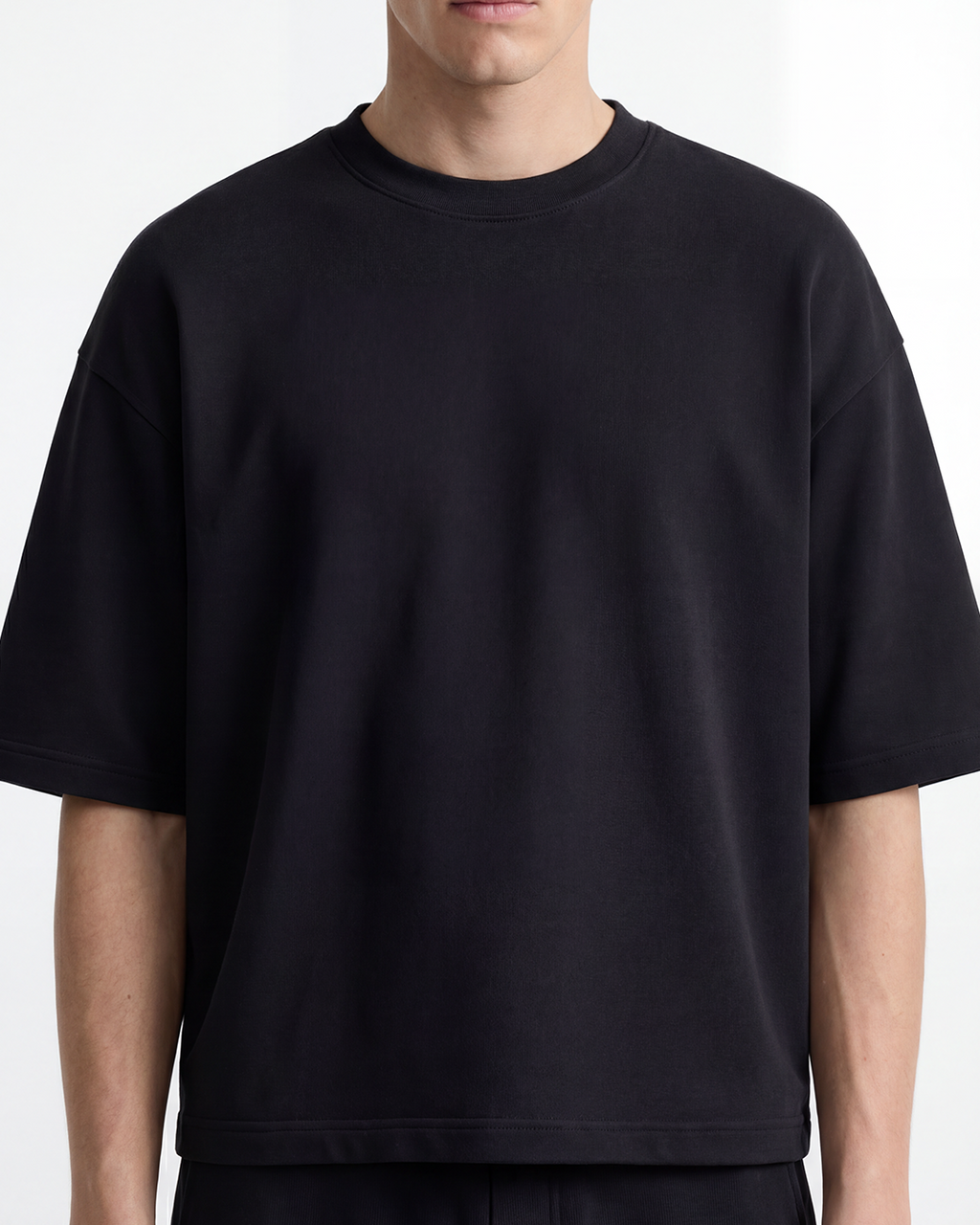 Oversized Tee - Heavyweight cotton Black
