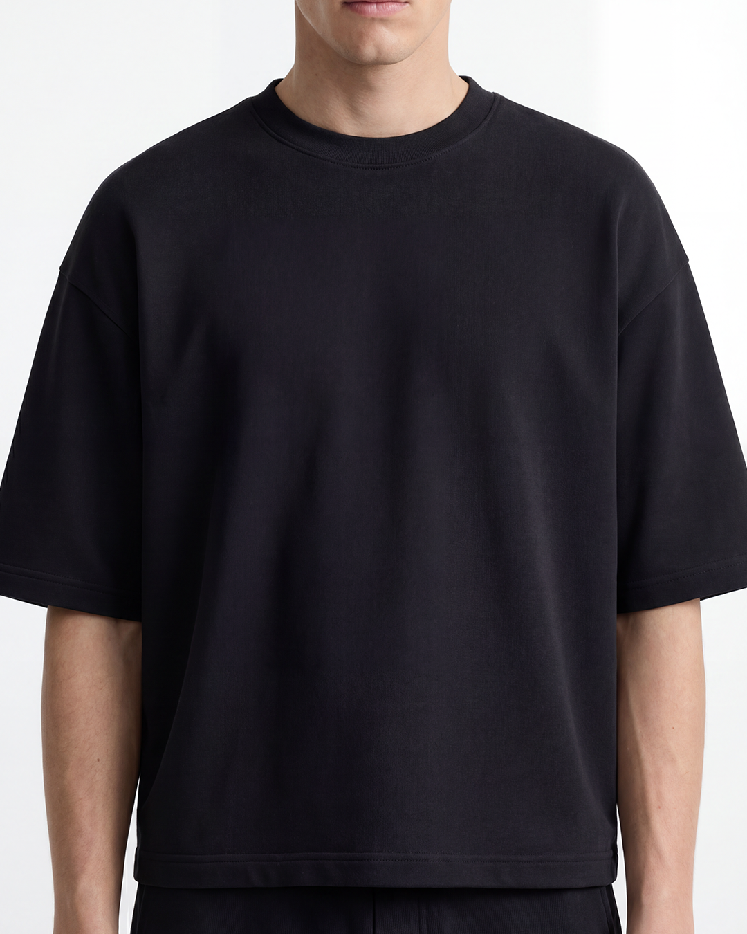 Oversized Tee - Heavyweight cotton Black