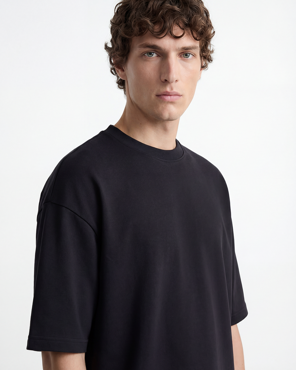 Oversized Tee - Heavyweight cotton Black