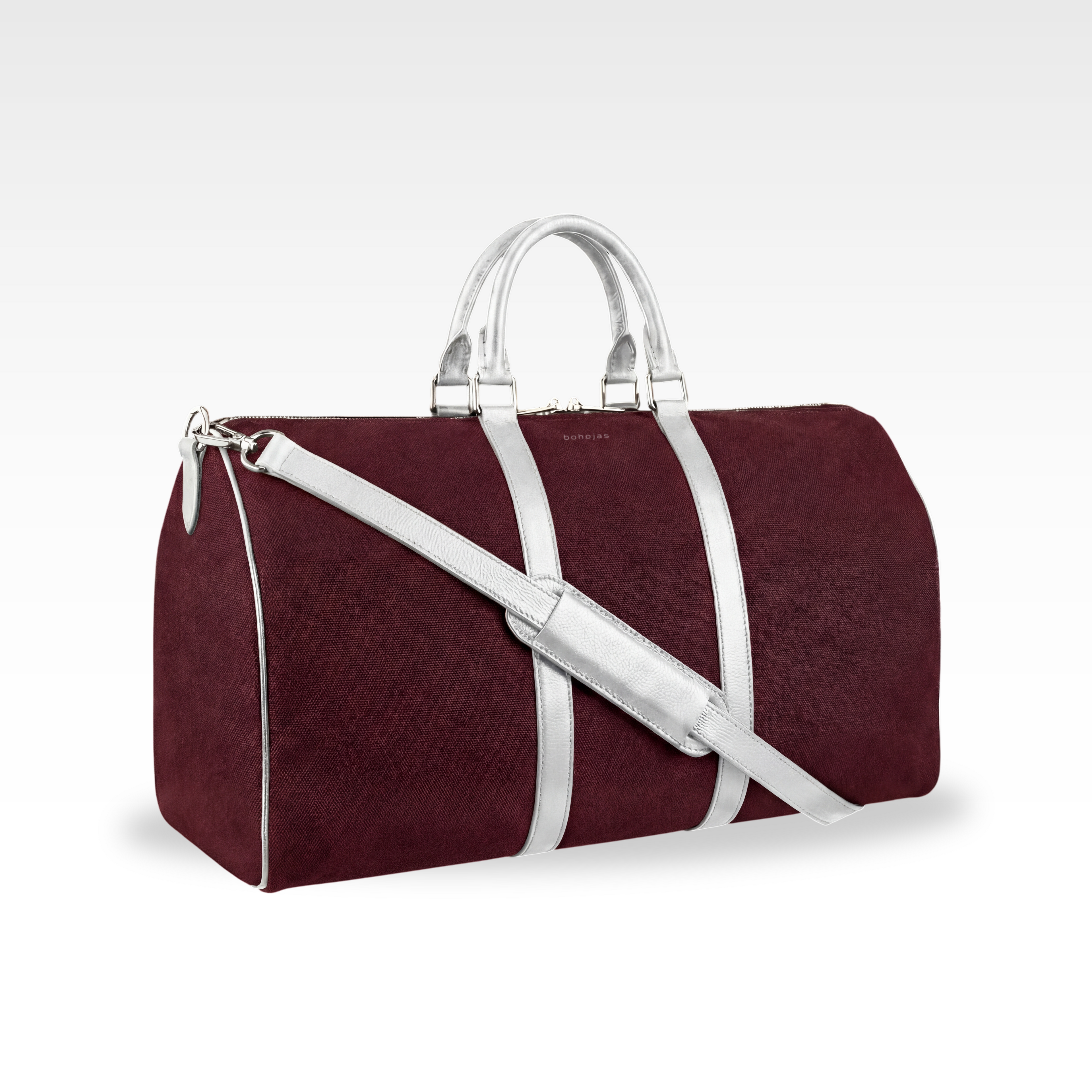 Duffle Bag Canvas - Maroon Baimen