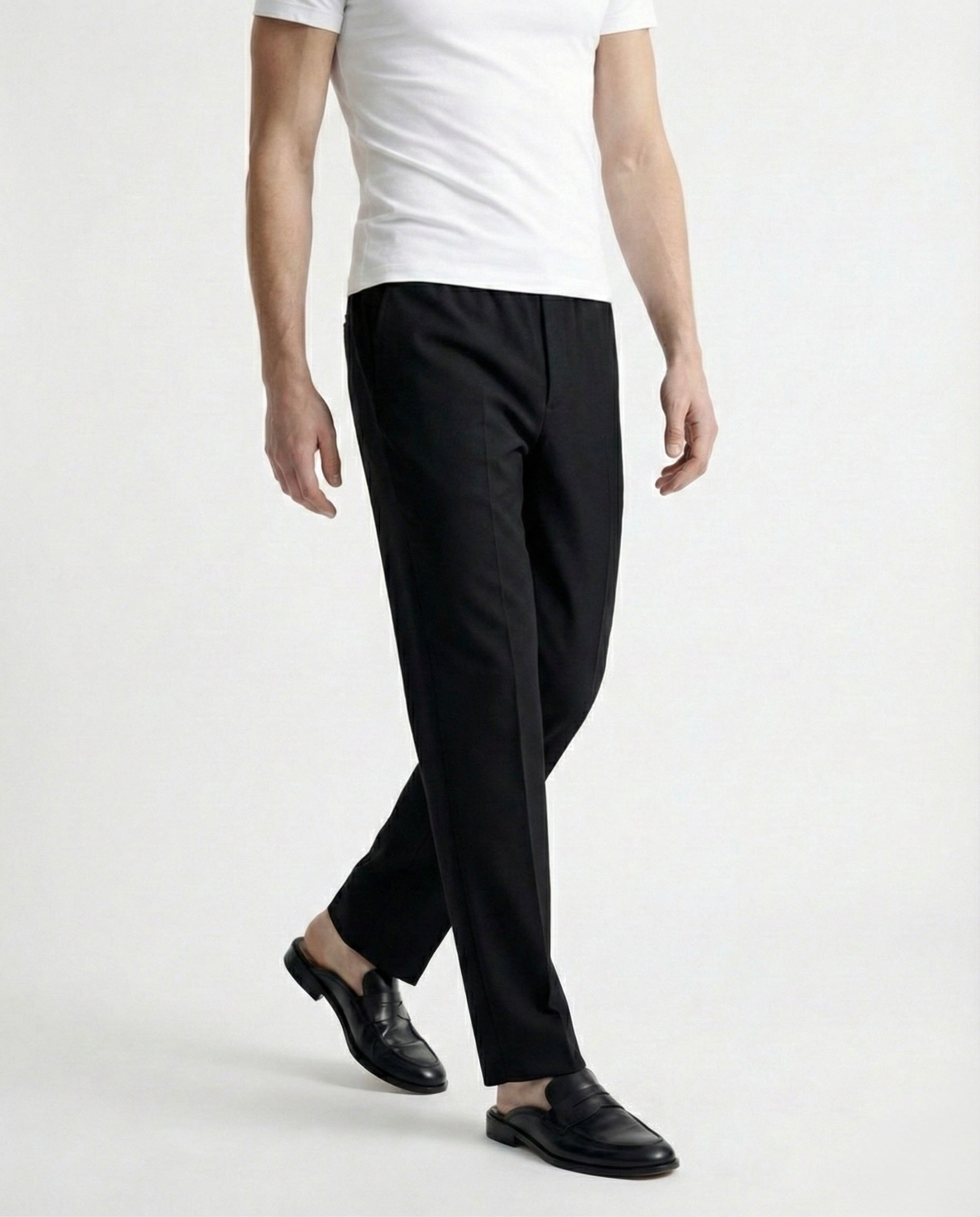 Trouser - Fitted Black