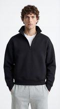 Quarter Zip - Black