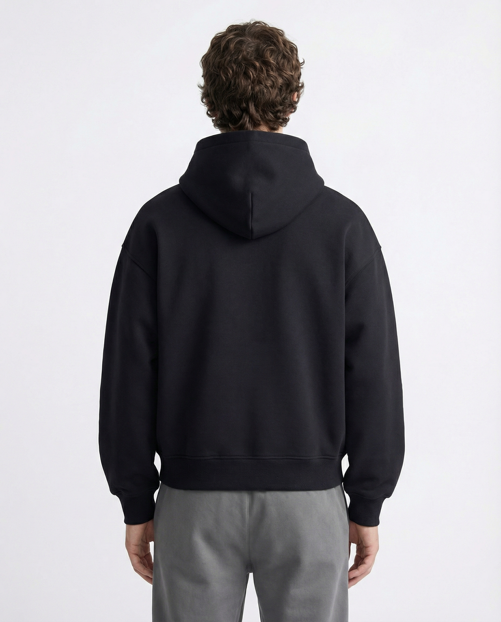 Zip Hoodie - Black
