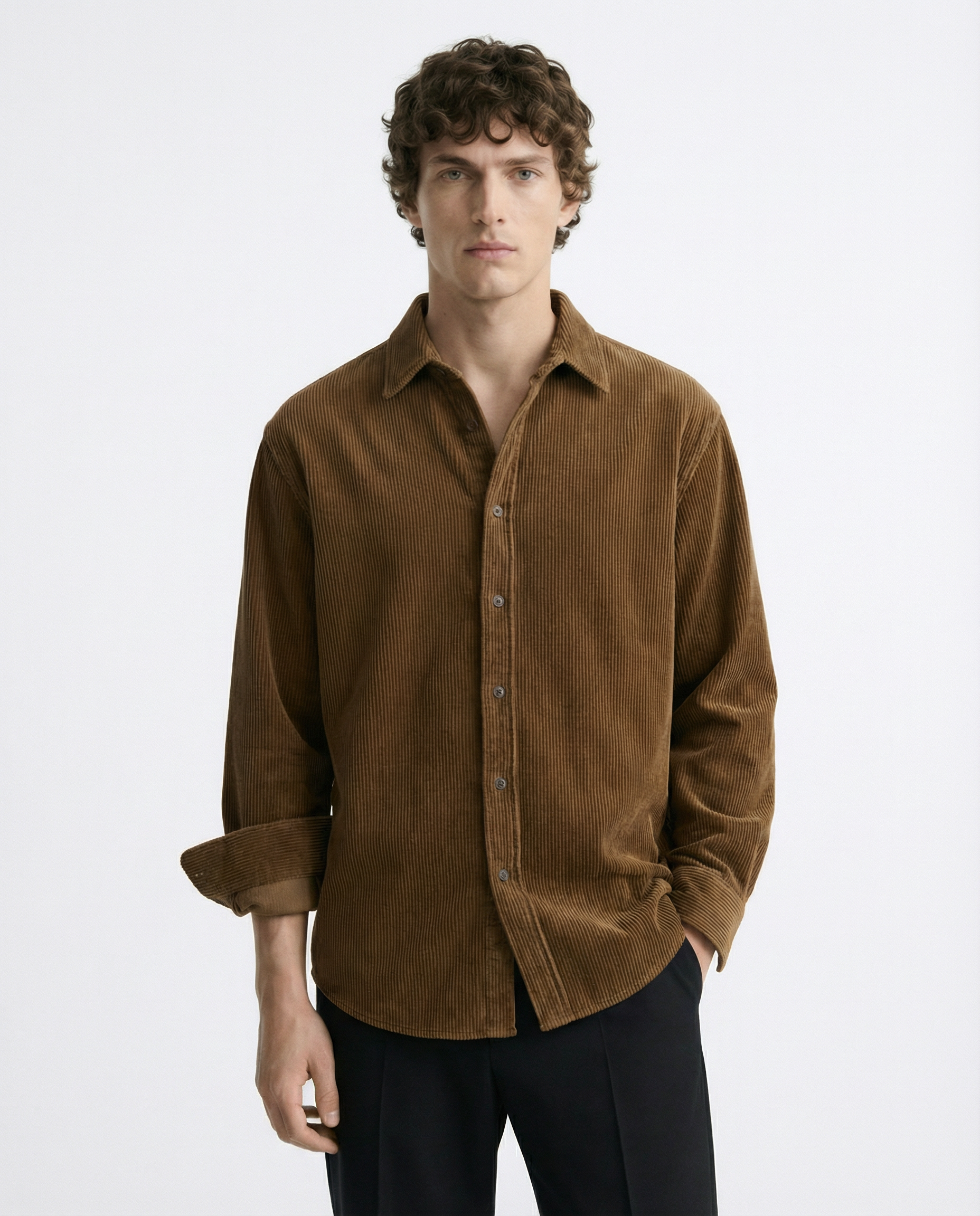 Shirt - Corduroy Brown