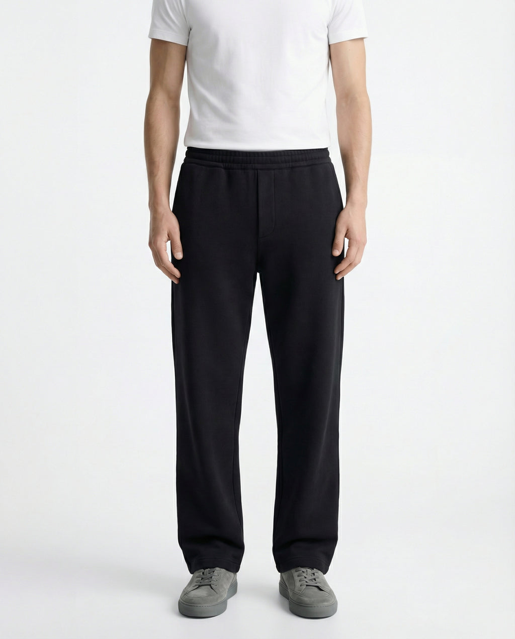Joggers Straight - Cotton Black