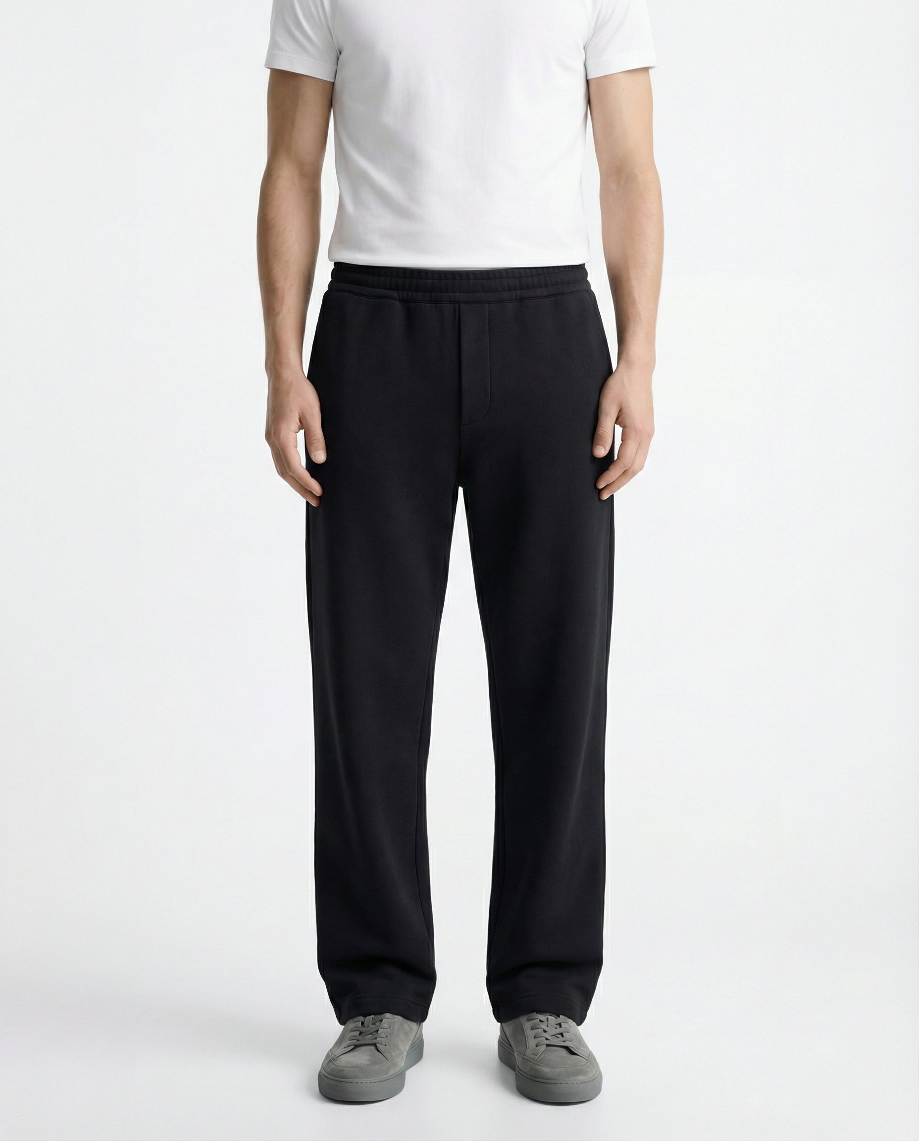 Joggers Straight - Cotton Black