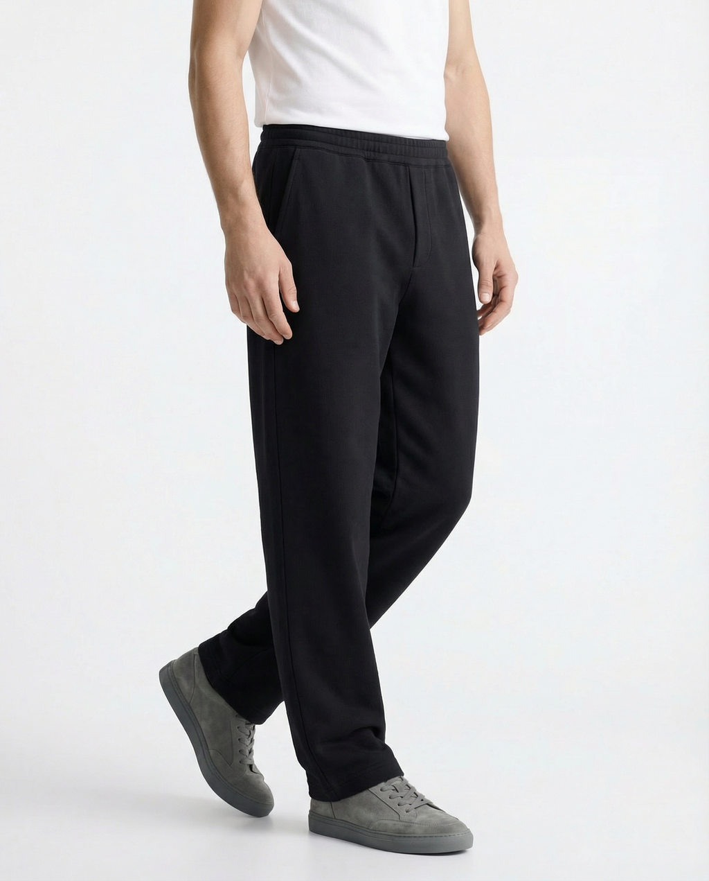 Joggers Straight - Cotton Black