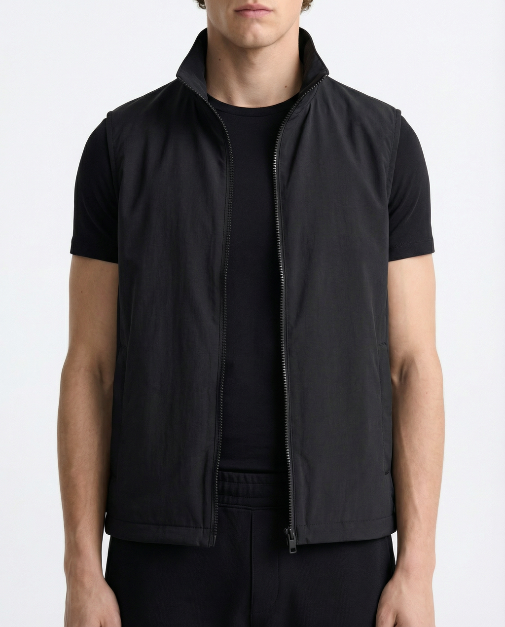 Gilet Jacket - Active wear Black
