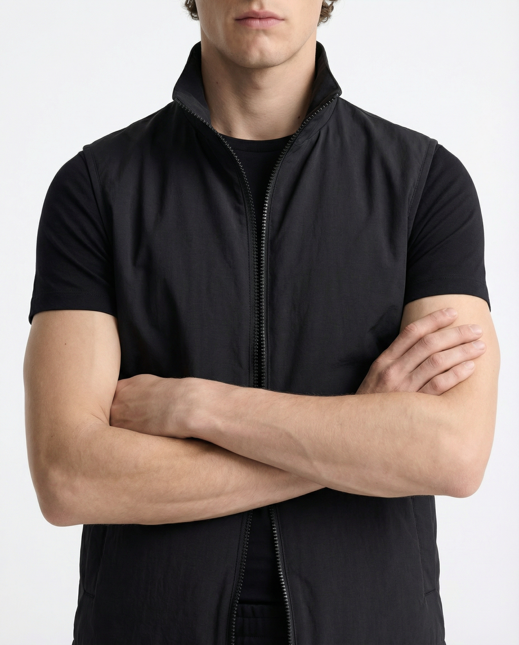 Gilet Jacket - Active wear Black