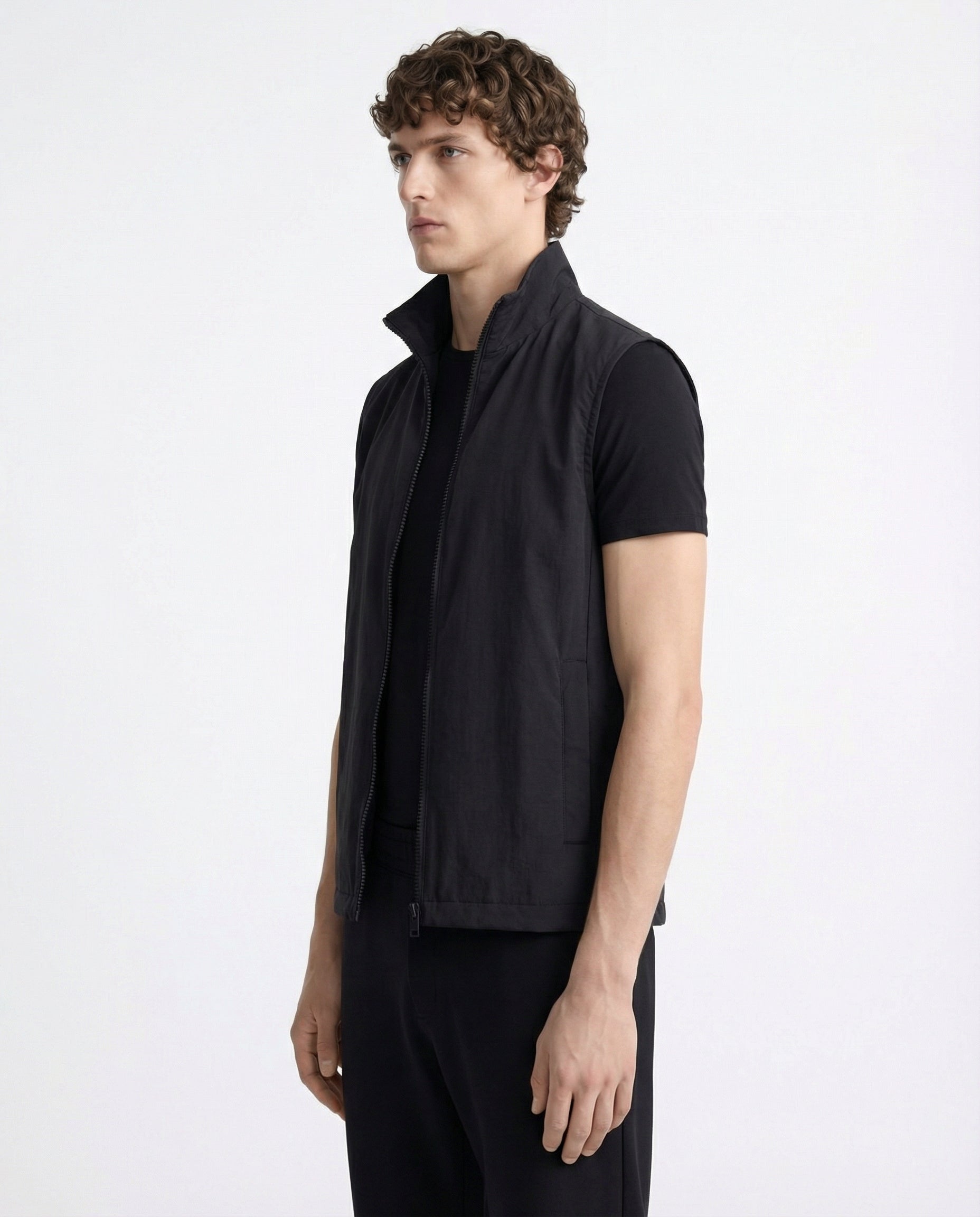 Gilet Jacket - Active wear Black