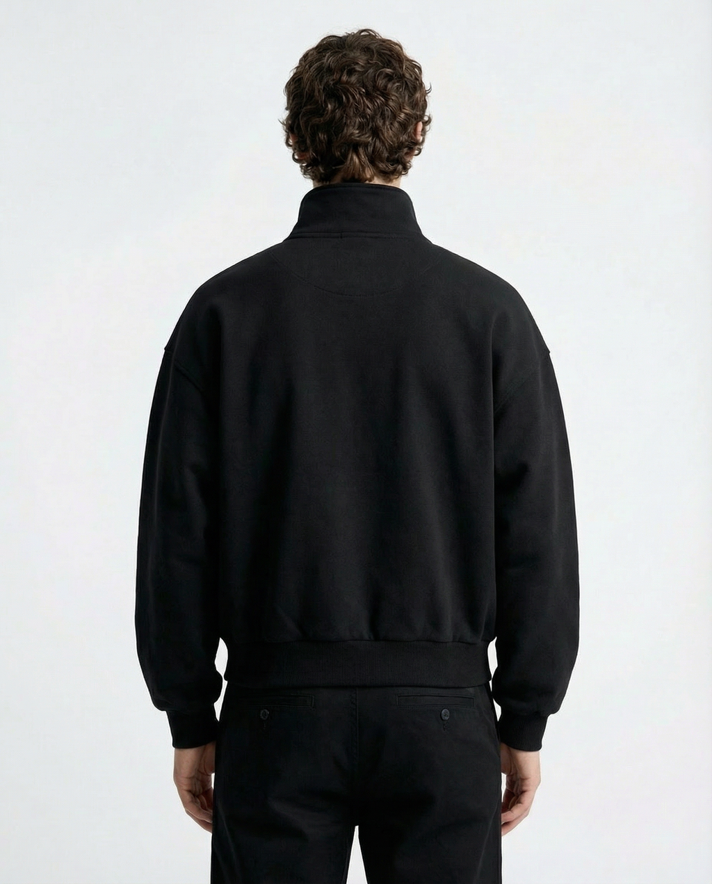 Jacket Funnel Neck - Black