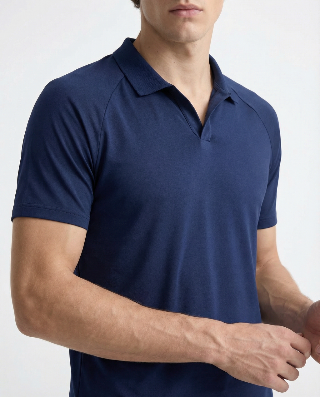 Polo Tee - Active wear Blue