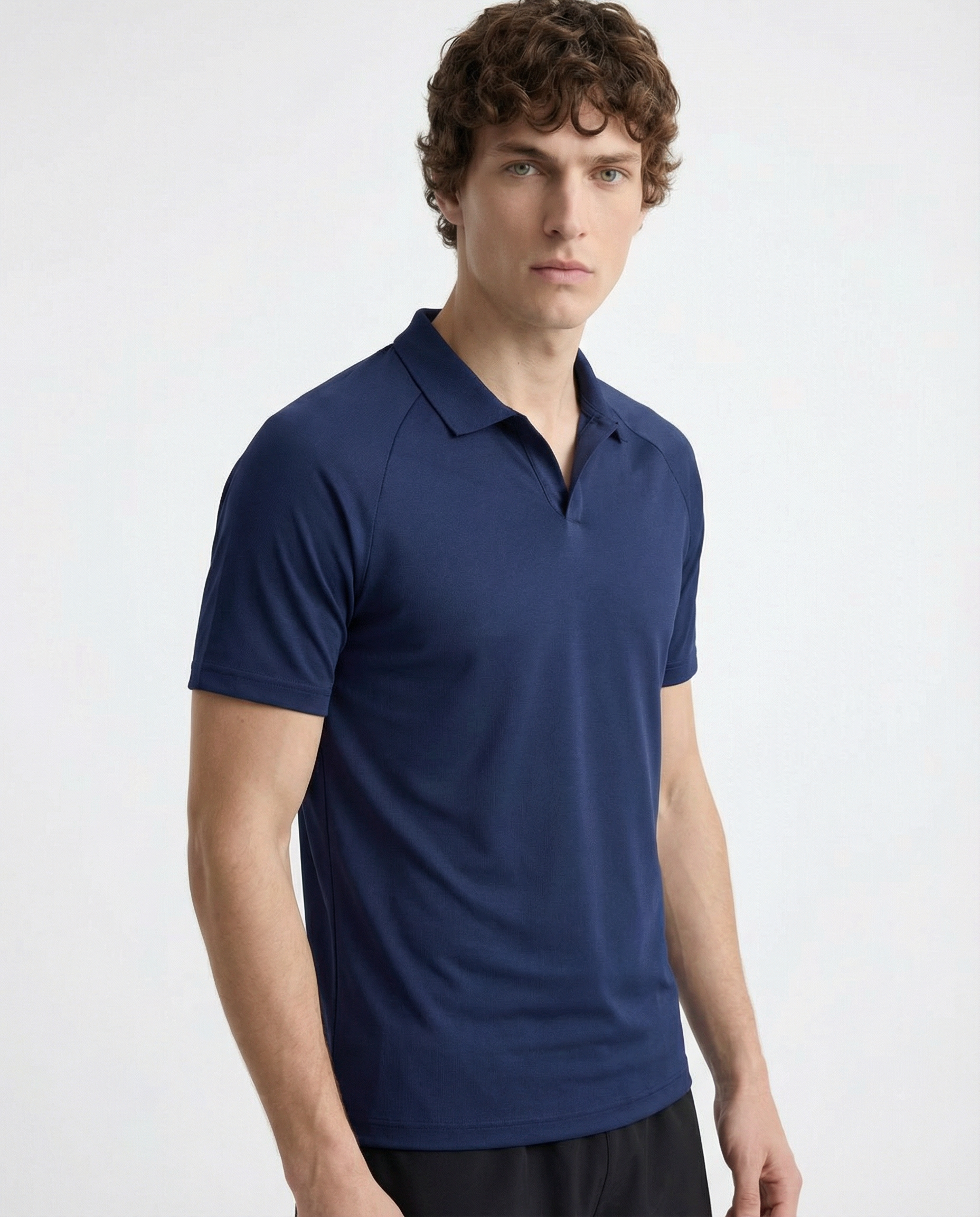 Polo Tee - Active wear Blue