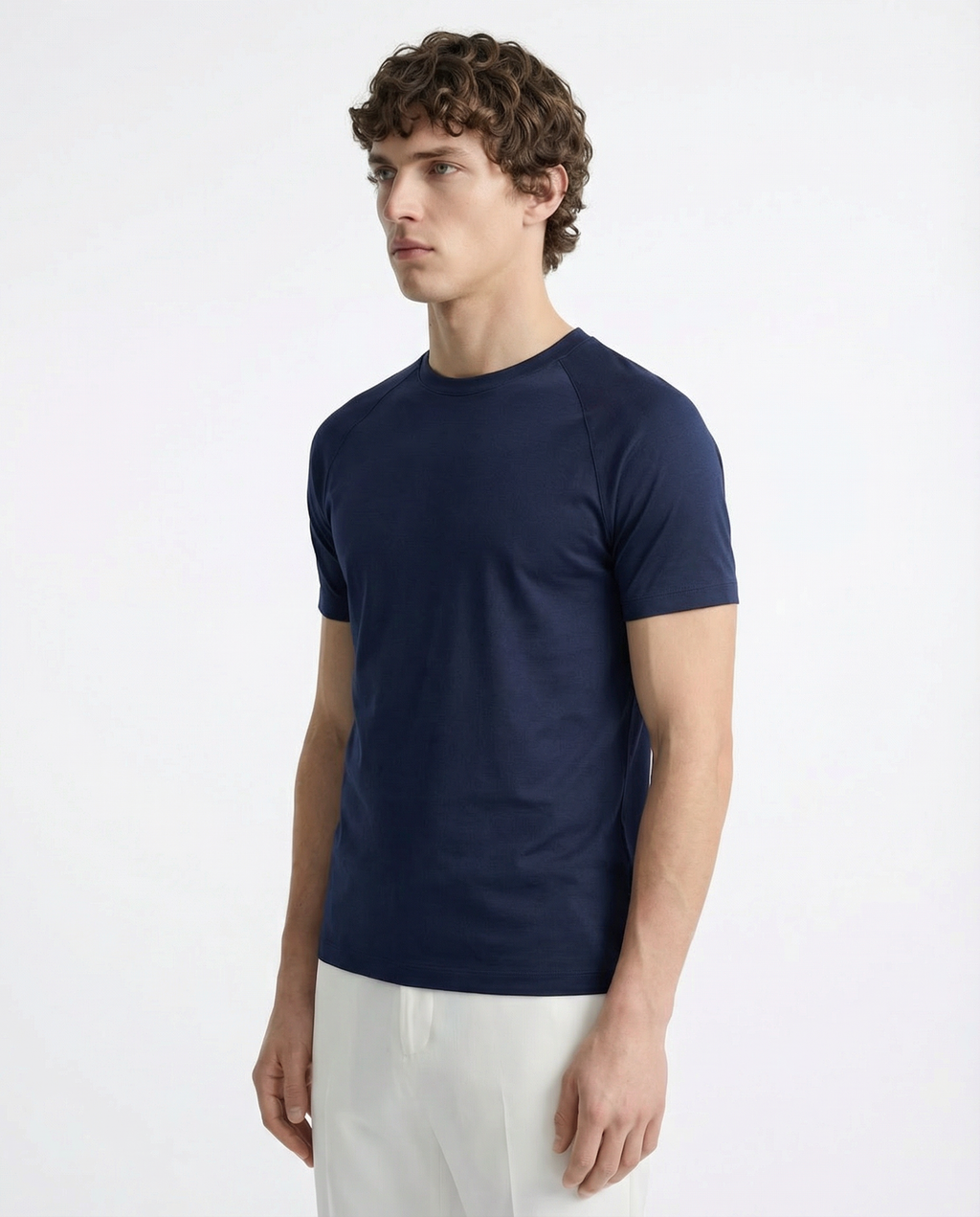 Fitted Tee - Active wear Blue