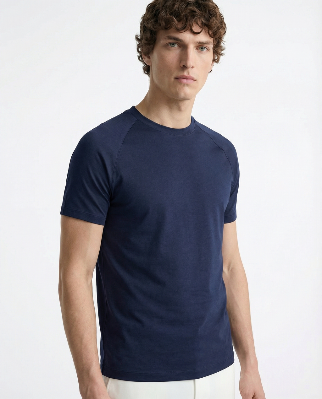 Fitted Tee - Active wear Blue