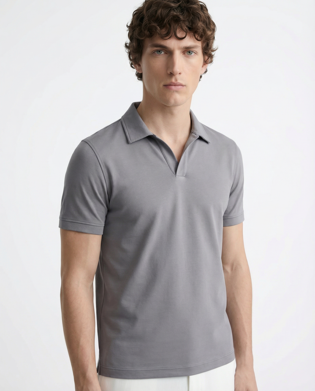 Polo Tee - Grey