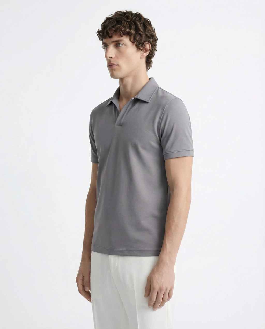 Polo Tee - Grey