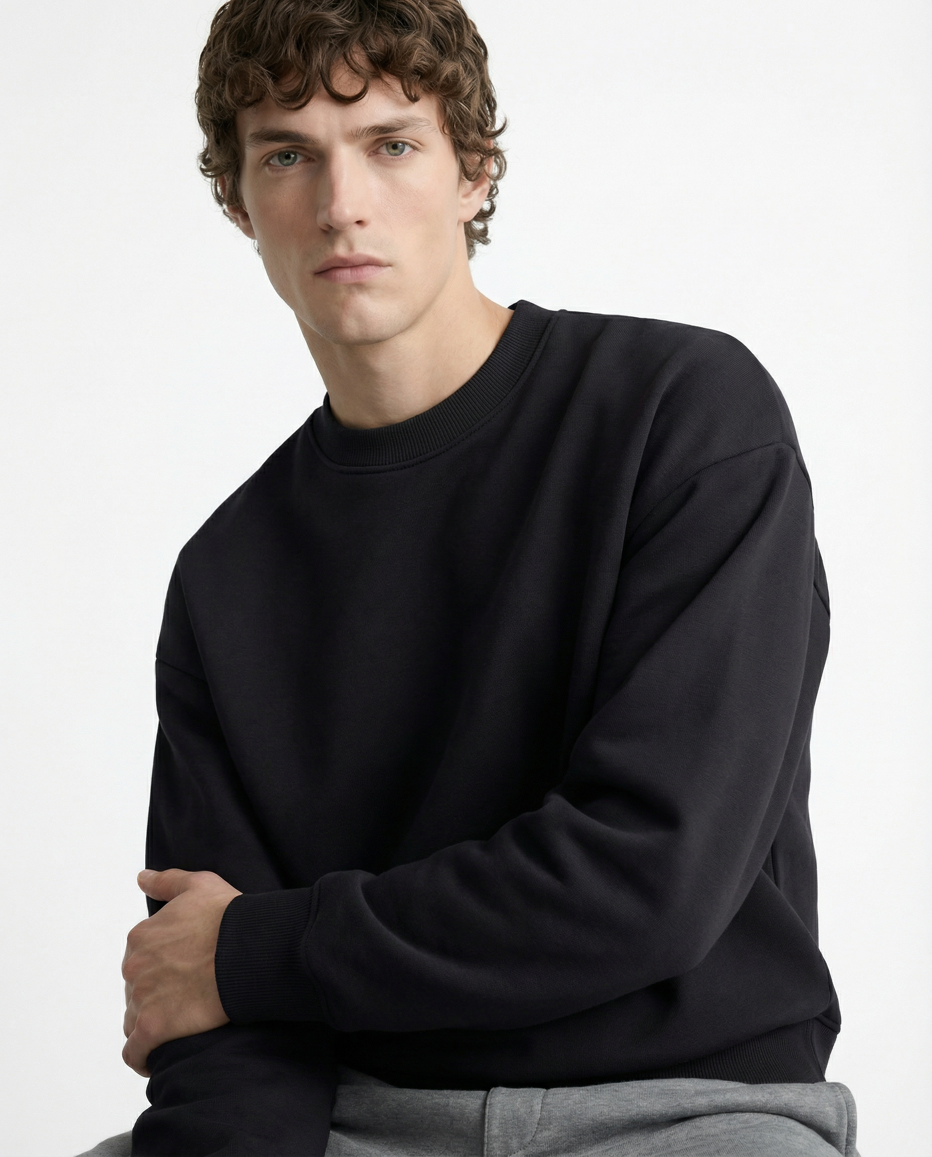 Sweatshirt - Cotton Black