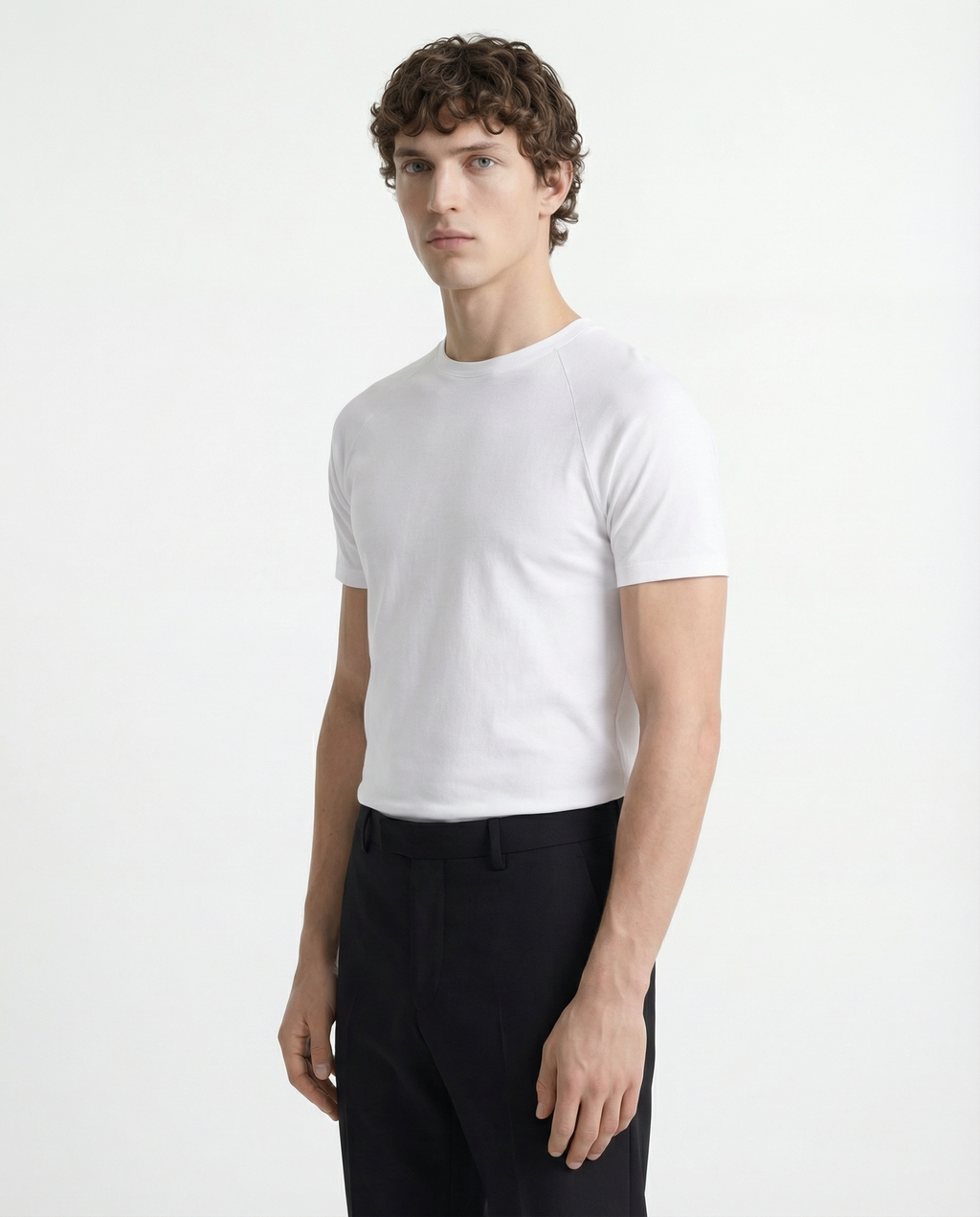 Fitted Tee - Heavy Cotton White