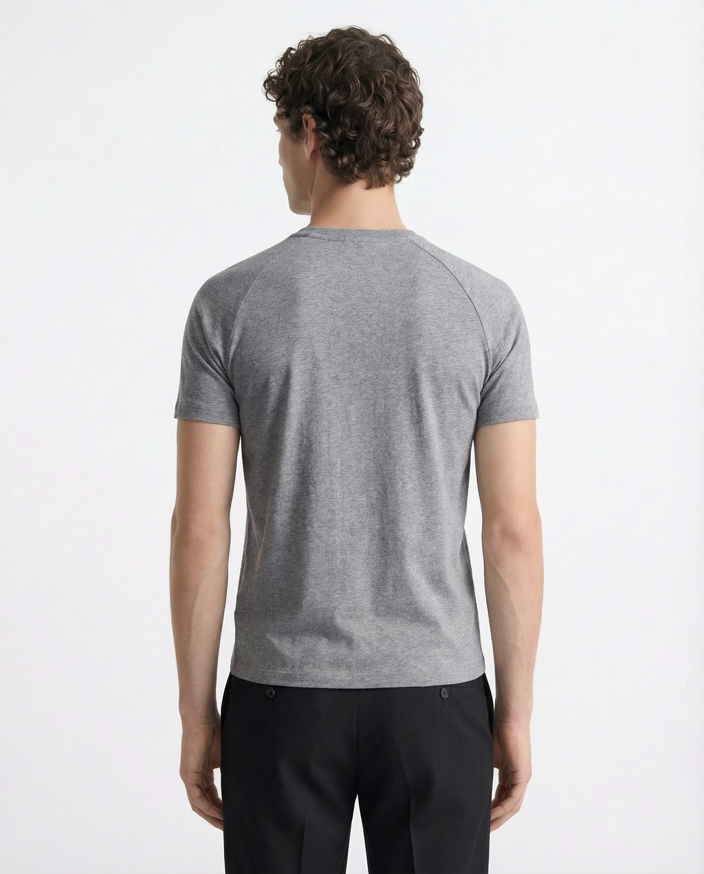 Fitted Tee - Heavy Cotton Grey