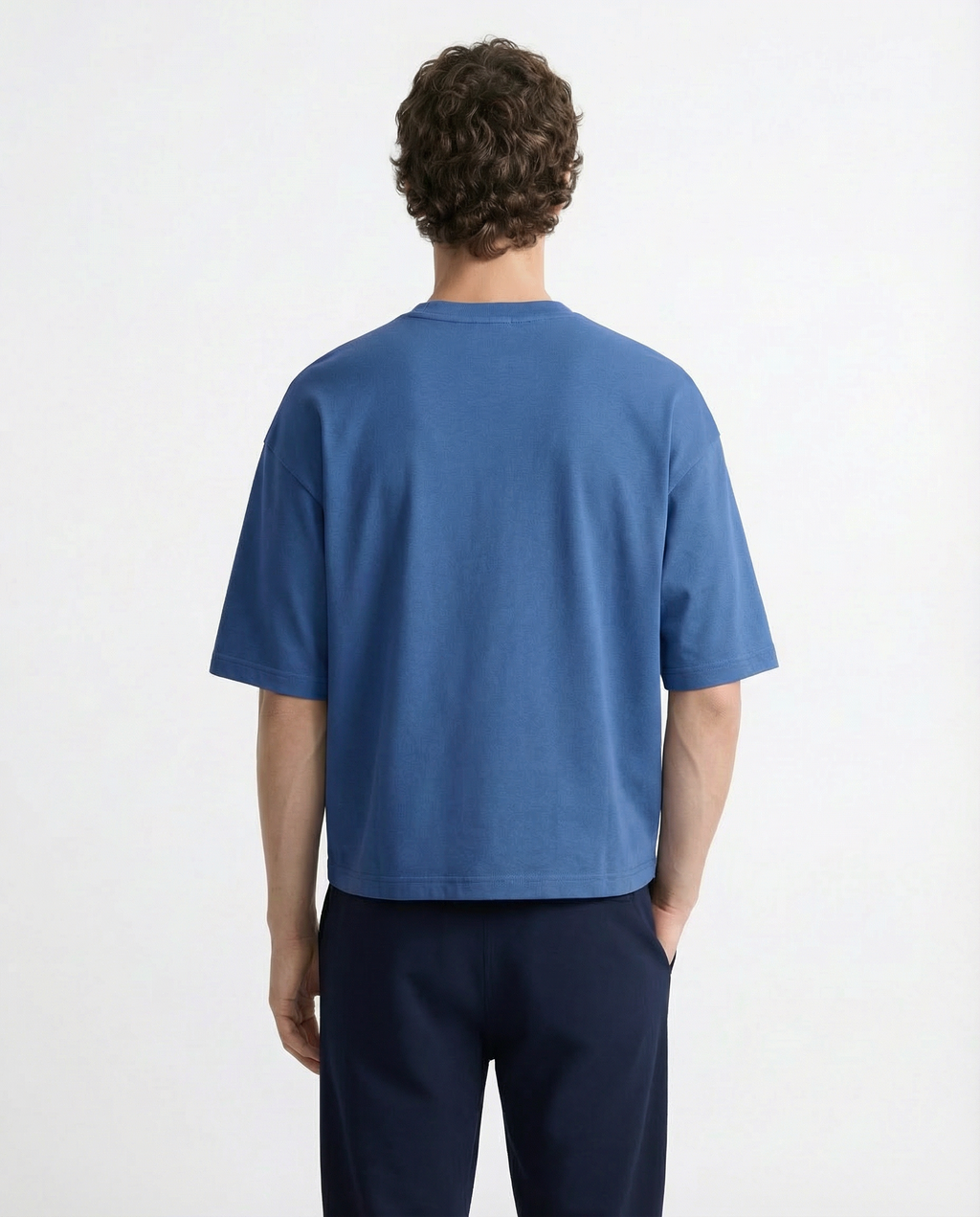 Oversized Tee - Heavyweight cotton Blue