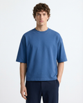 Oversized Tee - Heavyweight cotton Blue