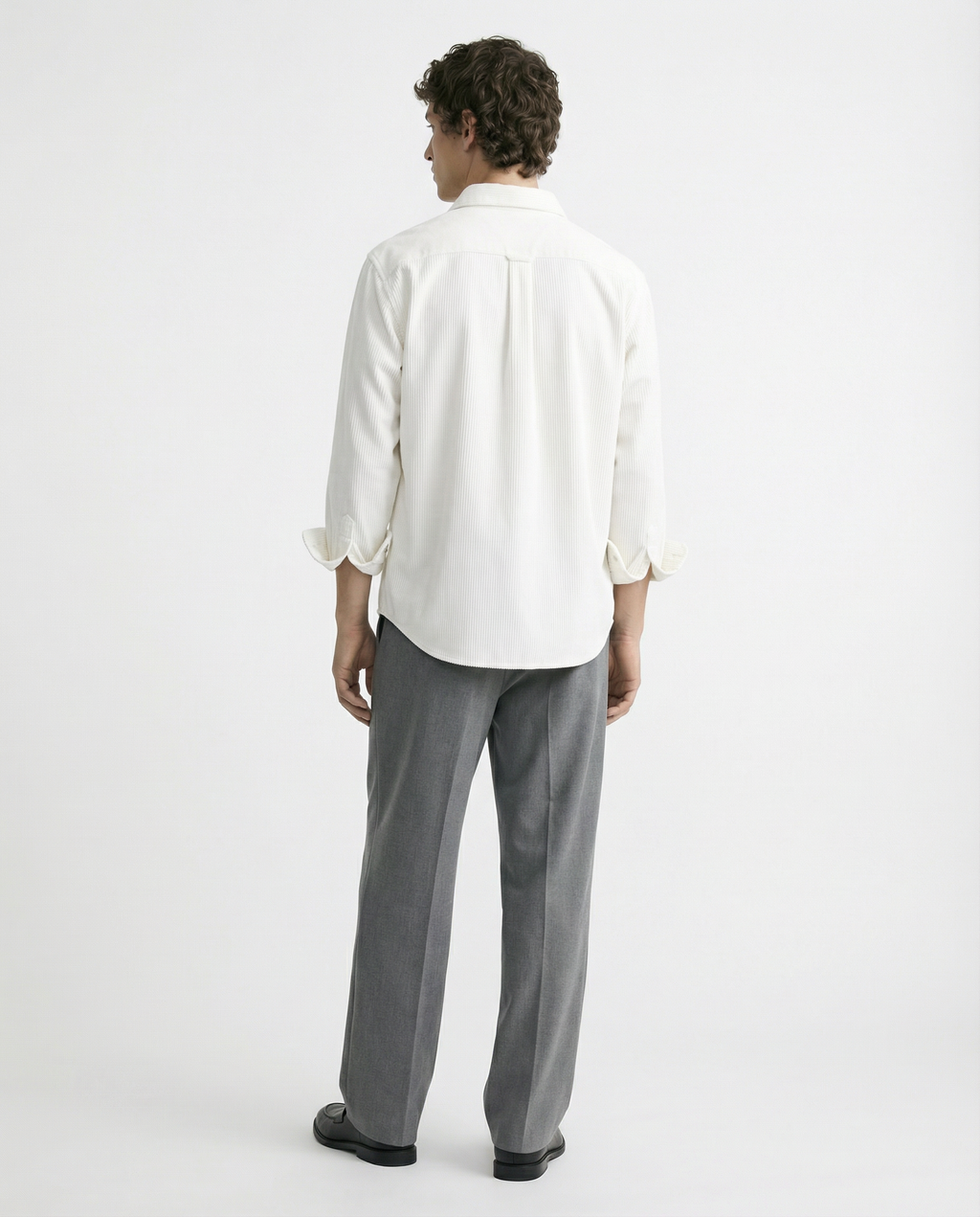 Shirt - Corduroy White