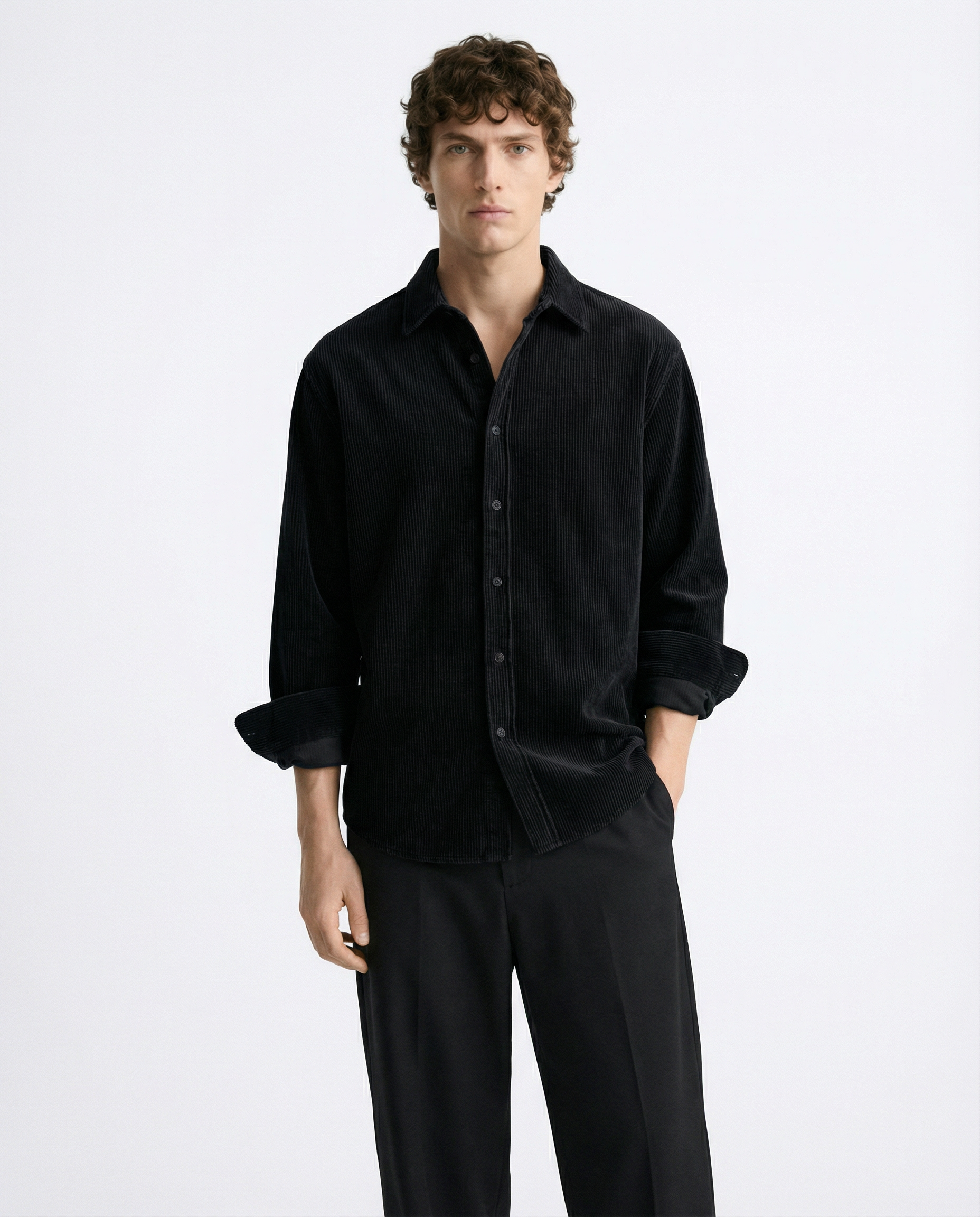 Shirt - Corduroy Black