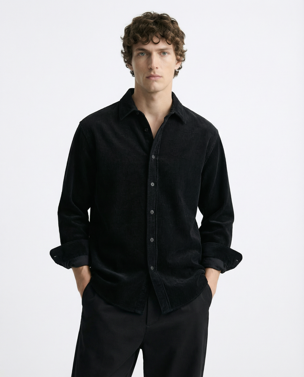 Shirt - Corduroy Black