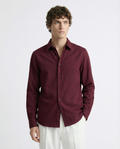 Shirt - Twill Burgundy