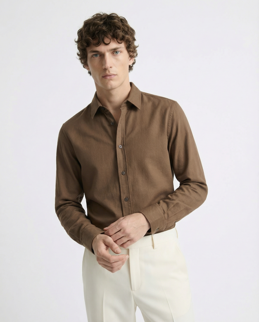 Shirt - Twill Brown