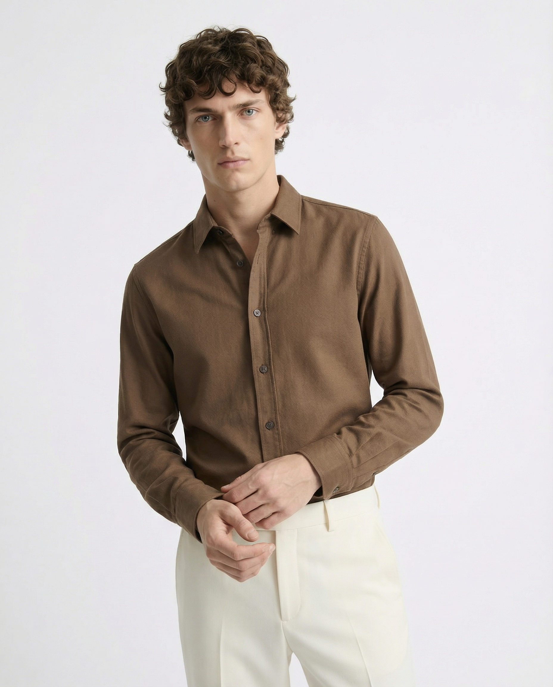 Shirt - Twill Brown
