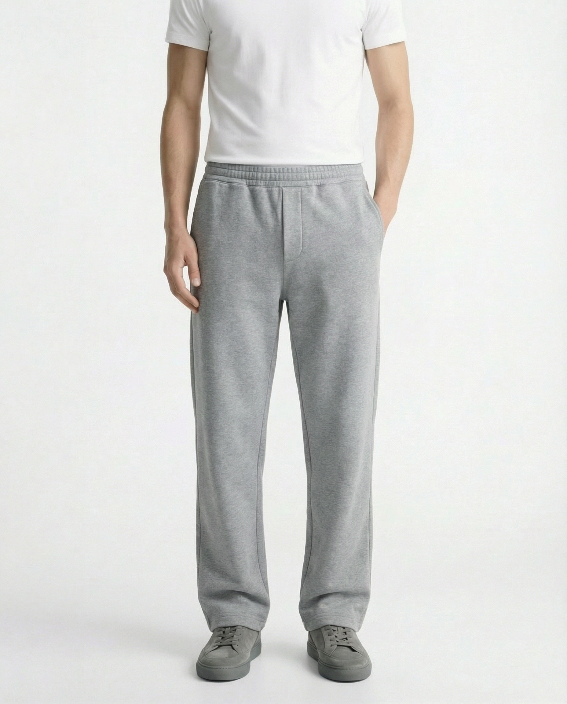 Joggers Straight - Cotton Grey