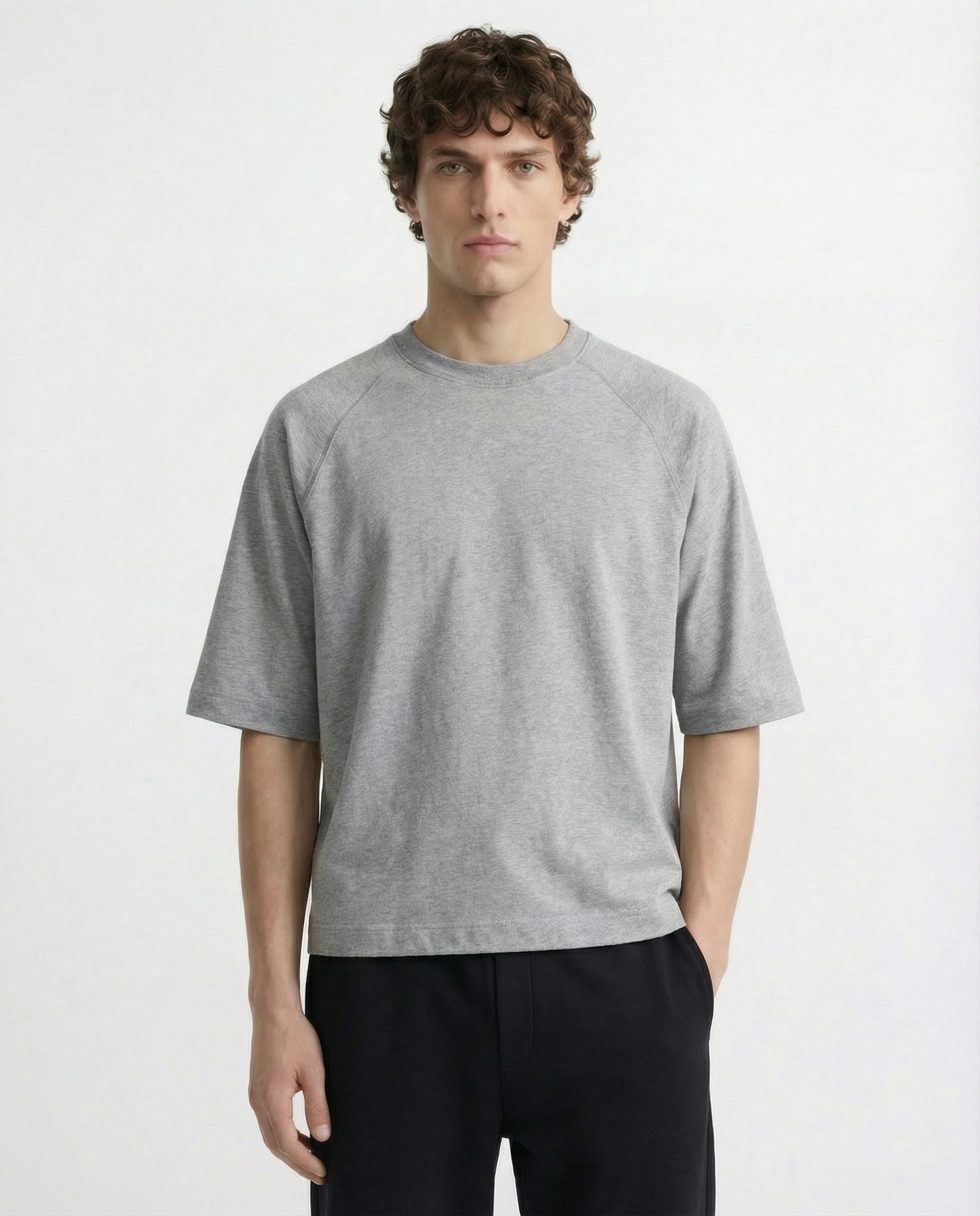 Oversized Tee - Active wear Grey