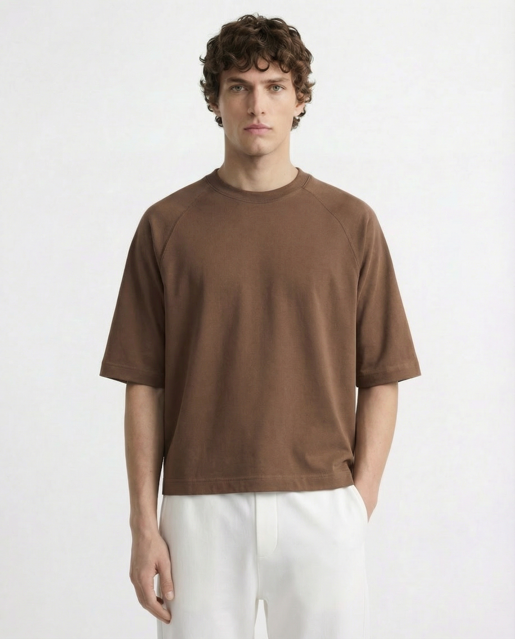 Oversized Tee - Active wear Brown