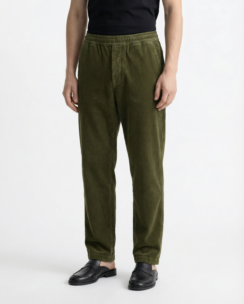 Trouser - Corduroy Olive Green