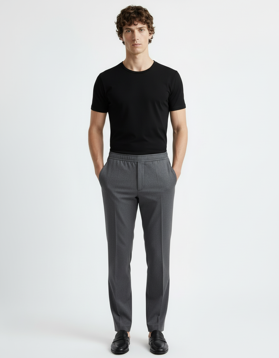 Trouser - Fitted Grey