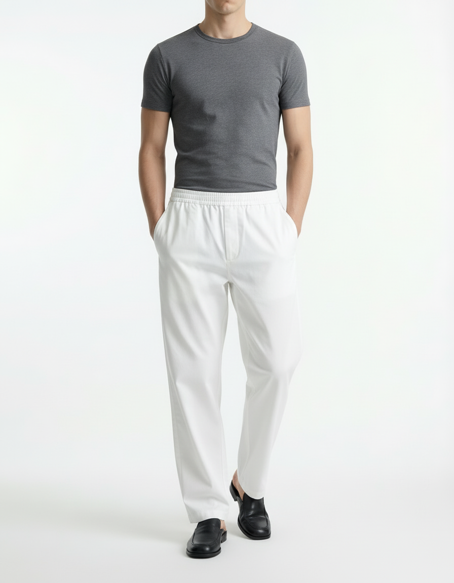 Trouser - Twill White