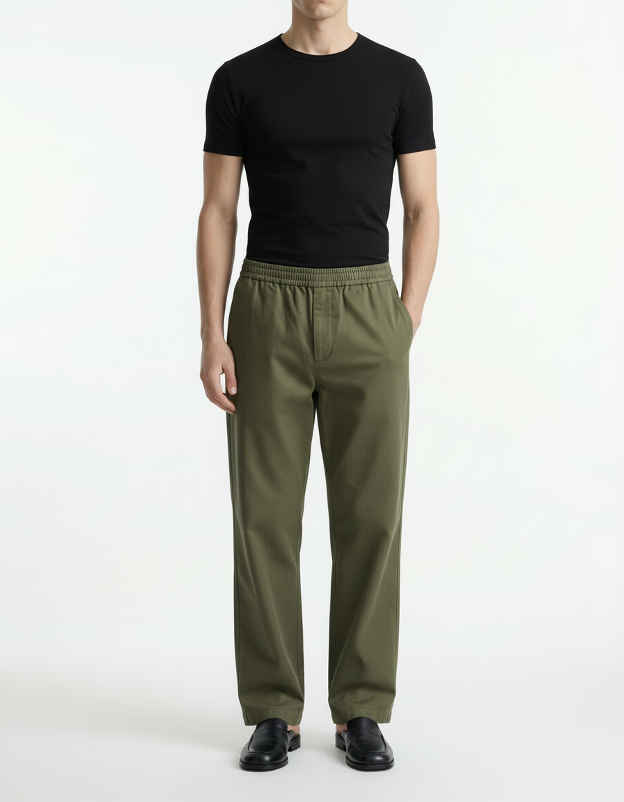 Trouser - Twill Olive Green