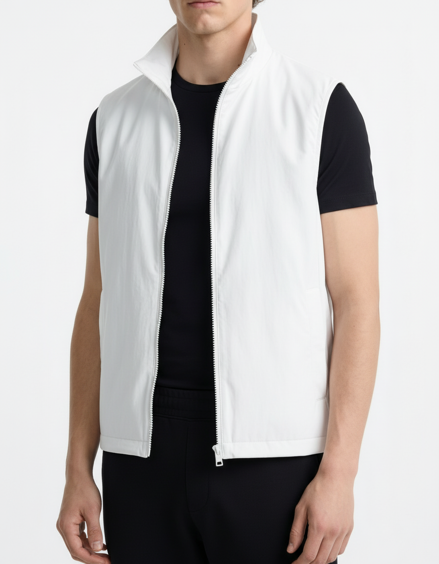 Gilet Jacket - Active wear White