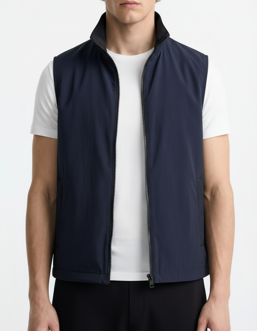Gilet Jacket - Active wear Blue
