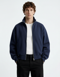 Jacket Funnel Neck - Blue