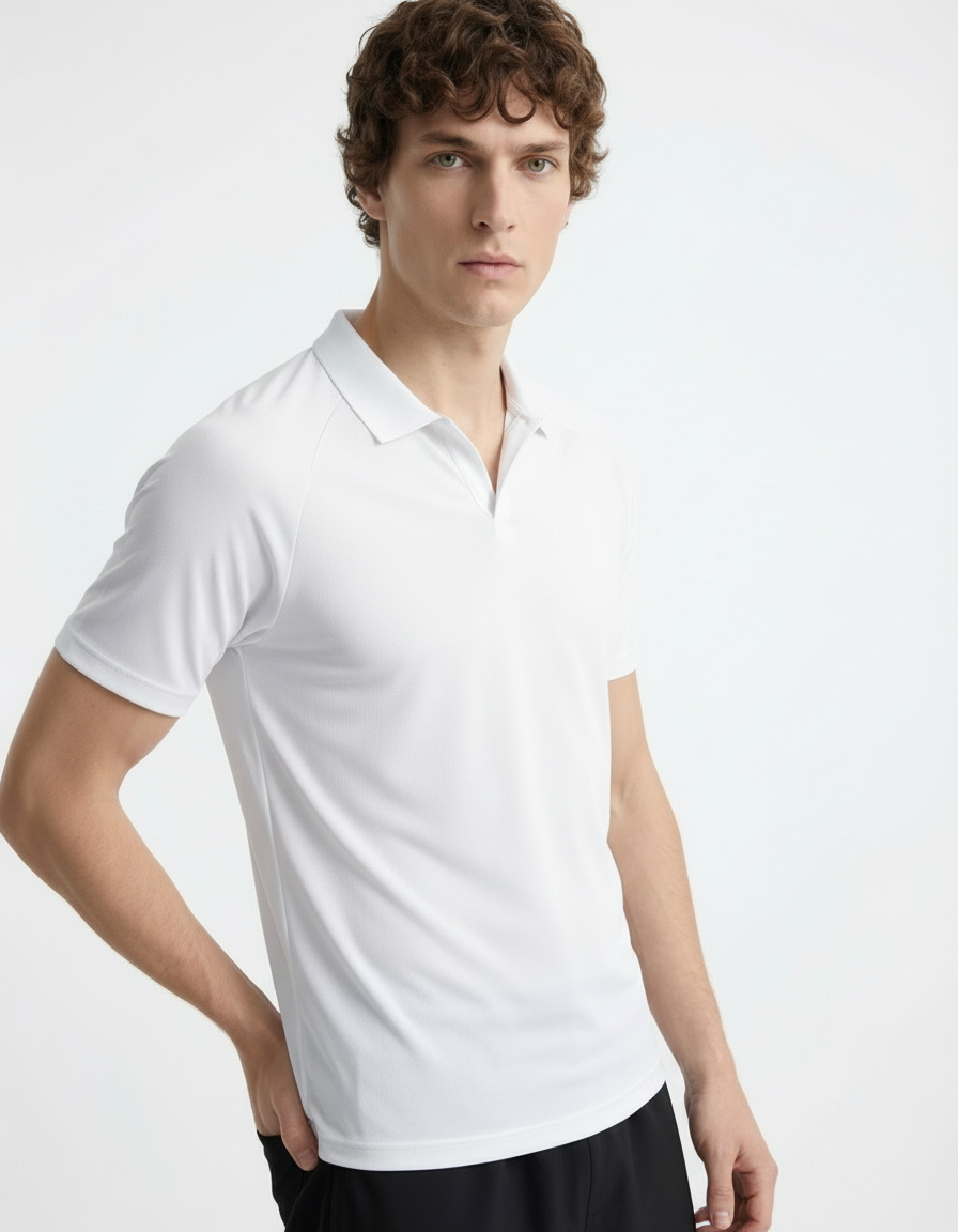 Polo Tee - Active wear White